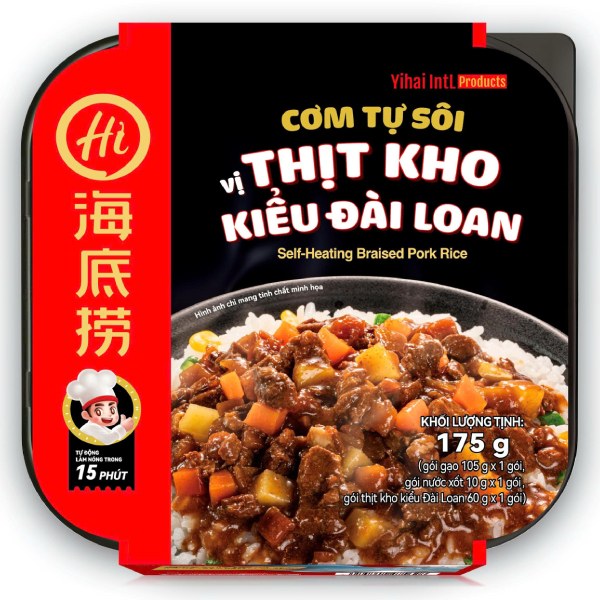 Cơm Tự Sôi Haidilao Thịt Kho Đài Loan 175G
