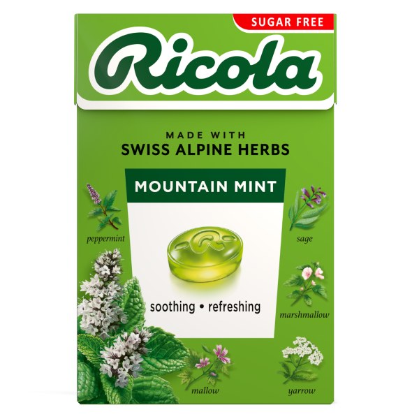 Viên Ngậm Ricola Thảo Mộc Bạc Hà Hộp 40G