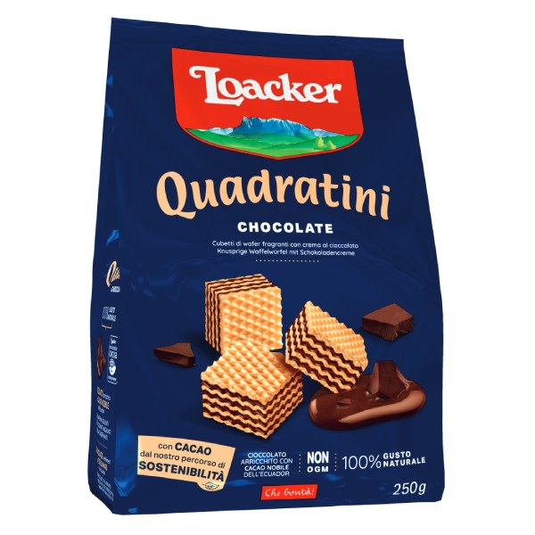 (Only Emartmall) Bánh Xốp Loacker Socola Gói 250G