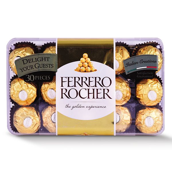 Socola Ferrero Rocher Hộp 30 Viên 375G