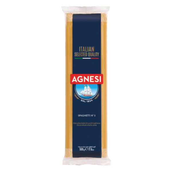 Mì Ý Agnesi Spaghetti Số 3 500G