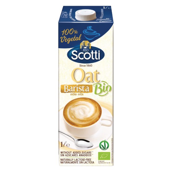 Thức Uống Yến Mạch Hữu Cơ Riso Scotti Barista Hộp 1L