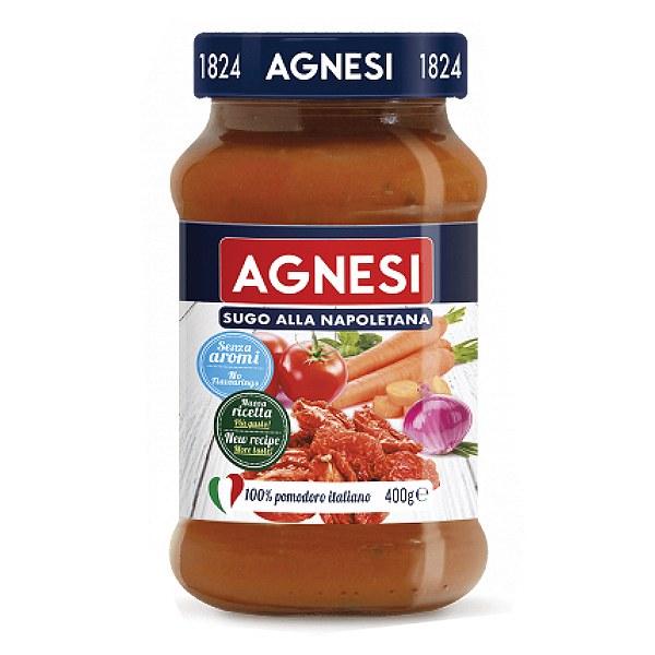 Xốt Mì Ý Agnesi Napoletana Cà Chua 400G