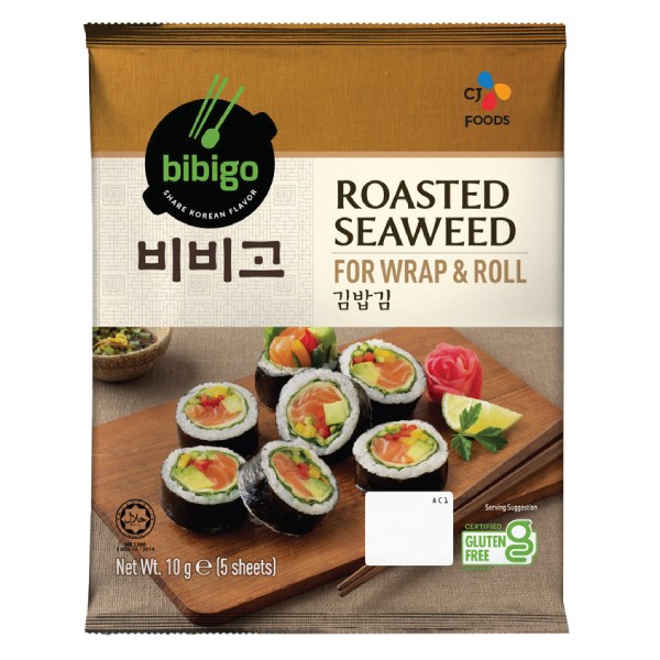 Rong Biển Nướng Cuộn Cơm Bibigo Gói 10G
