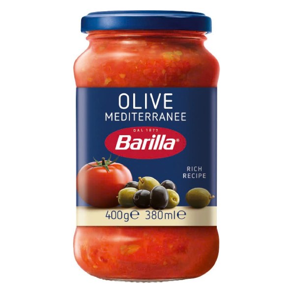 Sốt Cà Và Ô Liu Barilla Hũ 400G