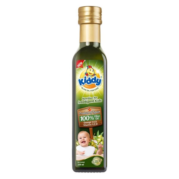 Dầu Olive Kiddy Chai Thủy Tinh 250Ml