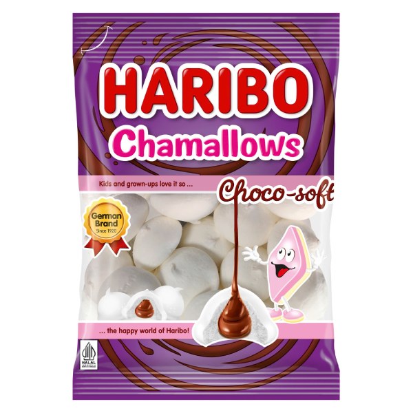 Kẹo Xốp Haribo Chamallows Socola Gói 62G