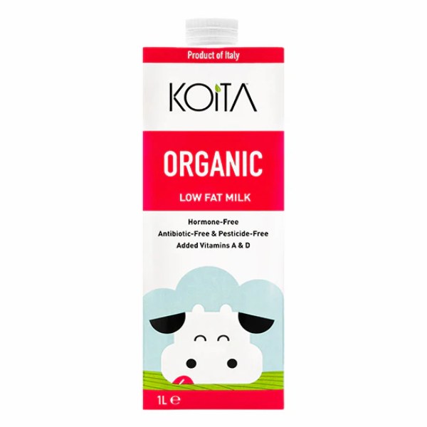 Sữa Bò Hữu Cơ Koita Ít Béo 1L