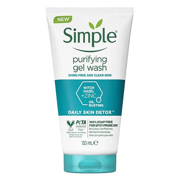 Gel Rửa Mặt Simple Giảm Nhờn 150Ml
