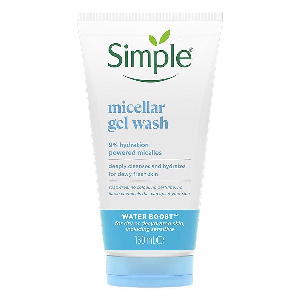 Gel Rửa Mặt Simple Cấp Ẩm & Sạch Sâu Dành Cho Da Khô 150Ml