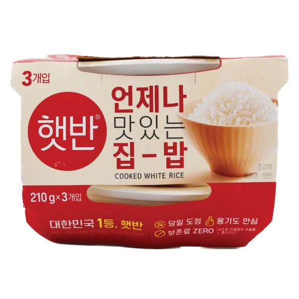 Lô 3 Cơm Trắng Ăn Liền CJ Hetbahn 210G