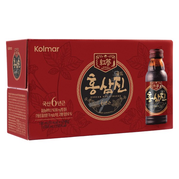 Nước Hồng Sâm Jin Gold Hộp 10 Chai 100Ml