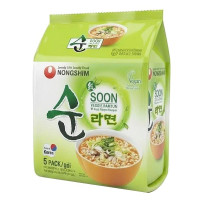 (Only Emartmall) Lốc 5 Mì Nongshim Soon Veggie Gói 112G