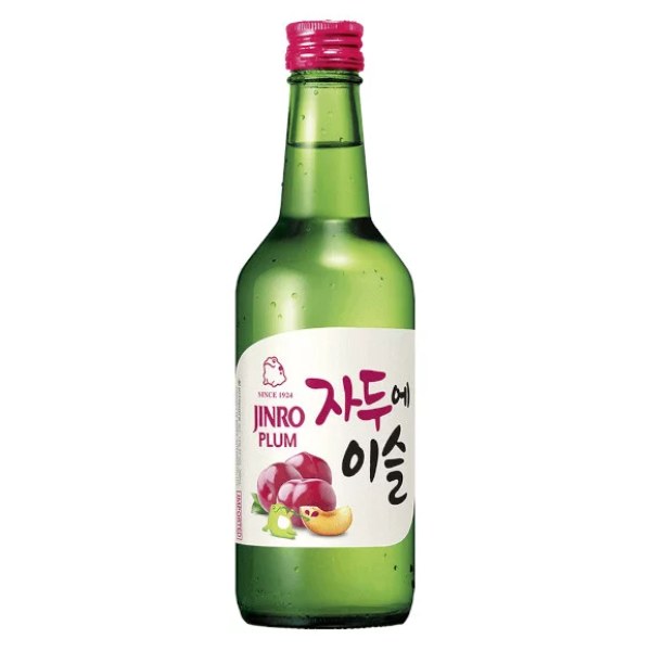 Rượu Soju Jinro Hương Mận 13% Vol 360Ml