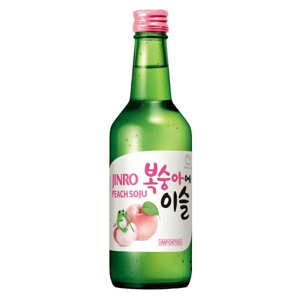 Rượu Soju Jinro Hương Đào 13% Vol 360Ml