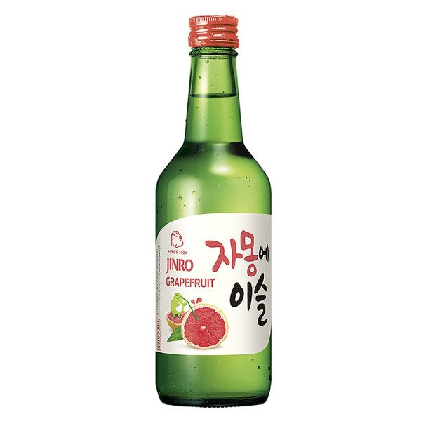 Rượu Soju Jinro Hương Grapefruit 13% Vol 360Ml