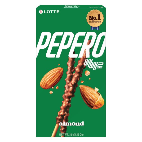 Bánh Que Lotte Pepero Hạnh Nhân 32G