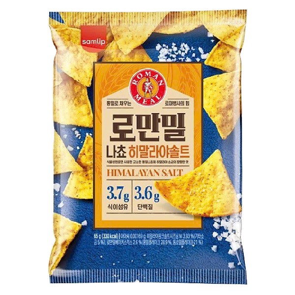 Snack Nacho Samlip Vị Muối Himalayan Gói 65G