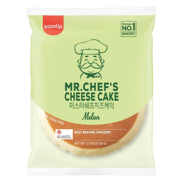 Bánh Phô Mai Dưa Lưới Mr Chef's Samlip Gói 105G