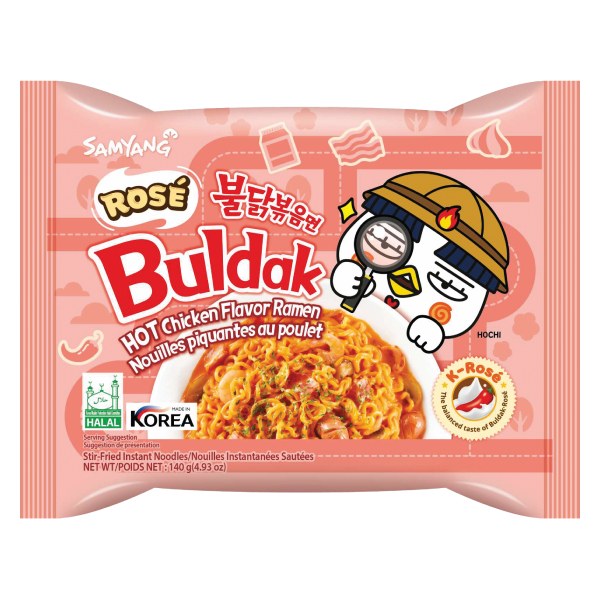 Mì Khô Gà Cay Samyang Rose Buldak Gói 140G