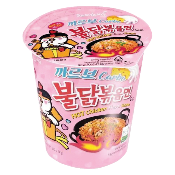 Mì Khô Gà Cay Samyang Carbonara Ly 80G
