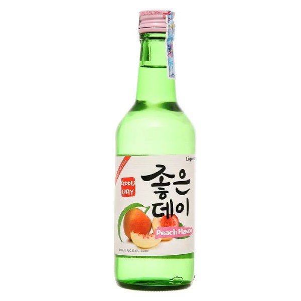 Rượu Soju Good Day Hương Đào 13.5% Vol 360Ml