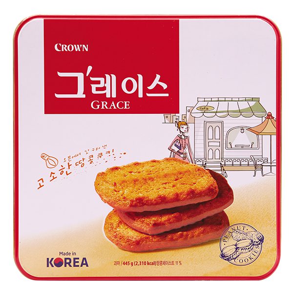 Bánh Quy Crown Đỏ Hộp Thiếc 445G