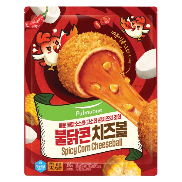 Phô Mai Viên Pulmuone Nhân Ngô Vị Cay 310G