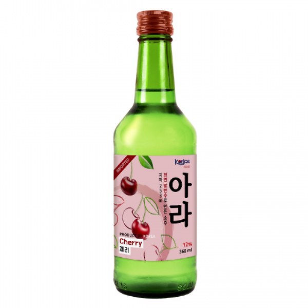 Rượu Soju Korice Hương Anh Đào 12% Vol 360Ml