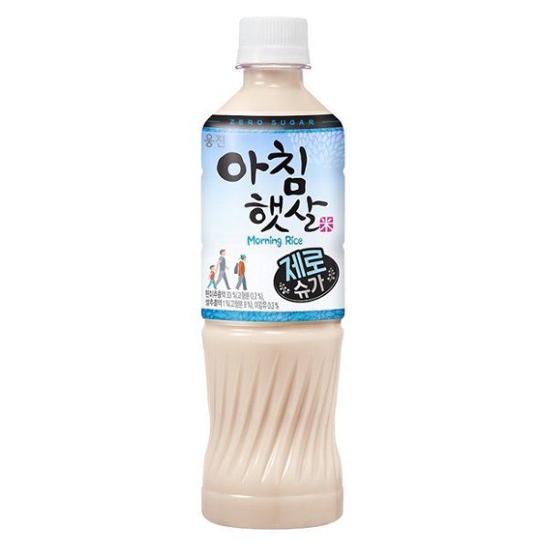 Nước Gạo Hàn Quốc Woongjin Morning Sunshine Không Đường Chai 500Ml