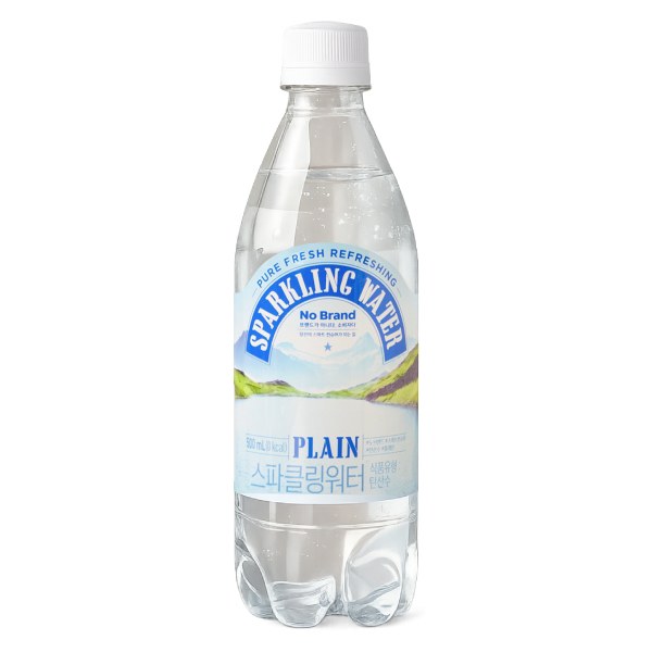 Nước Uống Sparkling No Brand Không Vị Chai 500Ml