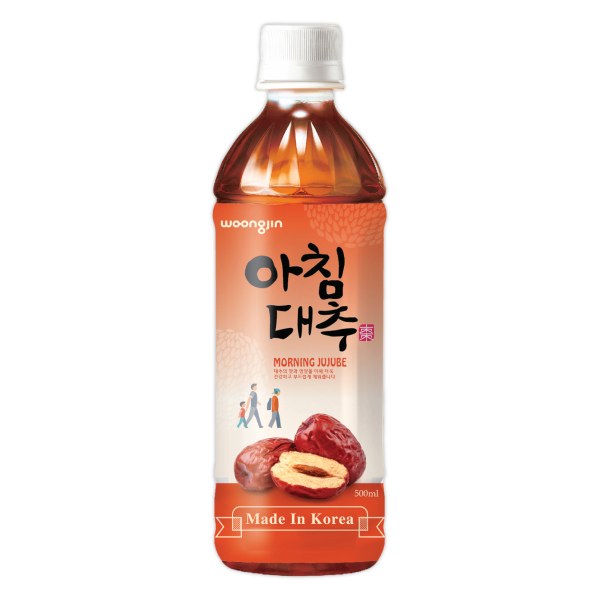 Nước Táo Đỏ Woongjin Morning Jujube Chai 500Ml