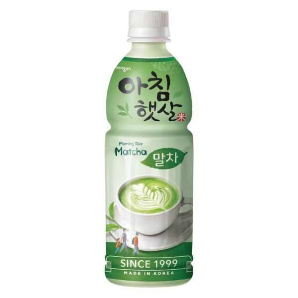 Nước Gạo Woongjin Morning Sunshine Vị Matcha Chai 500Ml