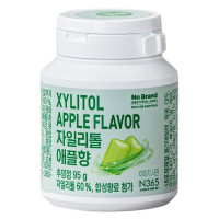 Kẹo Cao Su Xylitol No Brand Vị Táo Hũ 95G