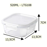 Hộp Thủy Tinh Xếp Chồng LocknLock LTG108 520Ml