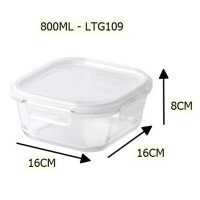 Hộp Thủy Tinh Xếp Chồng LocknLock LTG109 800Ml
