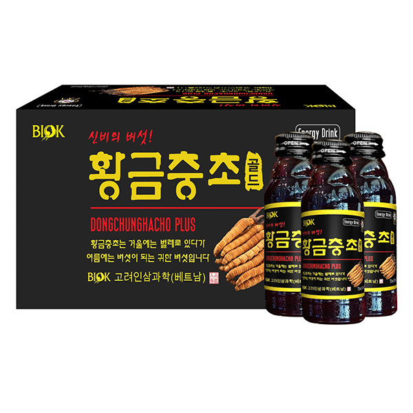Nước Đông Trùng Hạ Thảo Biok Hộp 10 Chai*100Ml