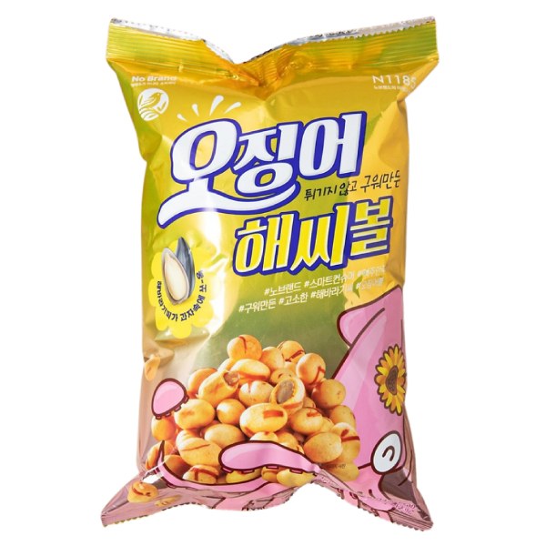 Snack Viên Vị Mực & Hạt Hướng Dương No Brand 270G