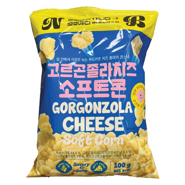 Snack Bắp Mềm Vị Phô Mai Gorgonzola No Brand Gói 100G