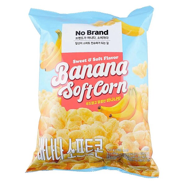 Snack Bắp Mềm Vị Chuối No Brand Gói 120G