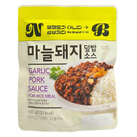 Sốt Trộn Cơm No Brand Thịt Heo Tỏi Gói 100G