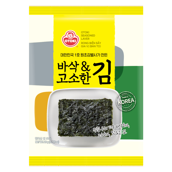 Rong Biển Sấy Gia Vị Bản To Otoki Gói 20G