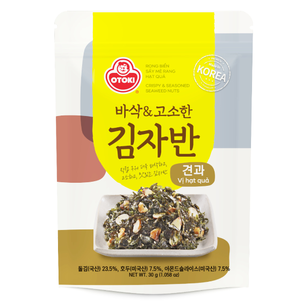 Rong Biển Sấy Otoki Mè Rang Hạt Quả 30G