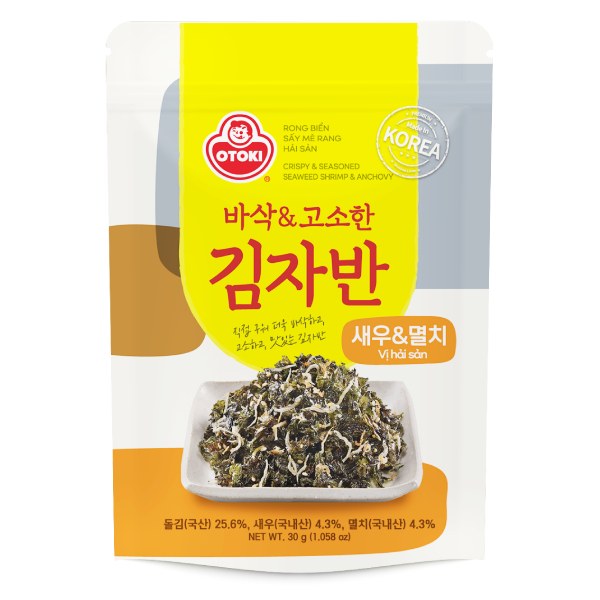 Rong Biển Sấy Otoki Mè Rang Hải Sản Gói 30G