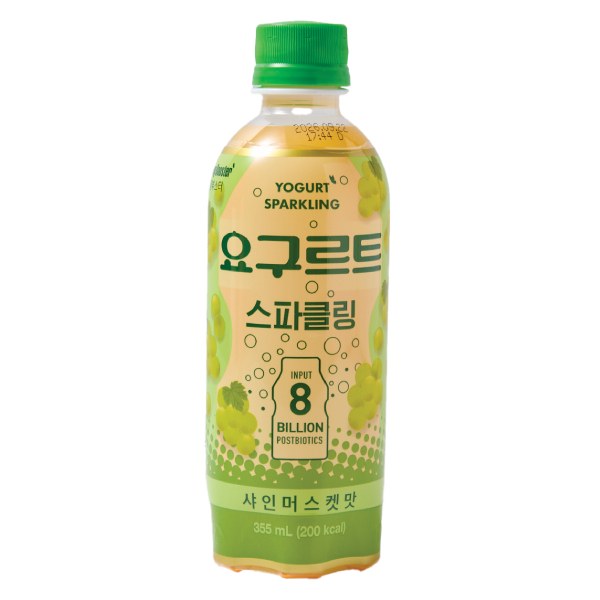 Nước Sữa Chua Bling Nho Mẫu Đơn Chai 355Ml