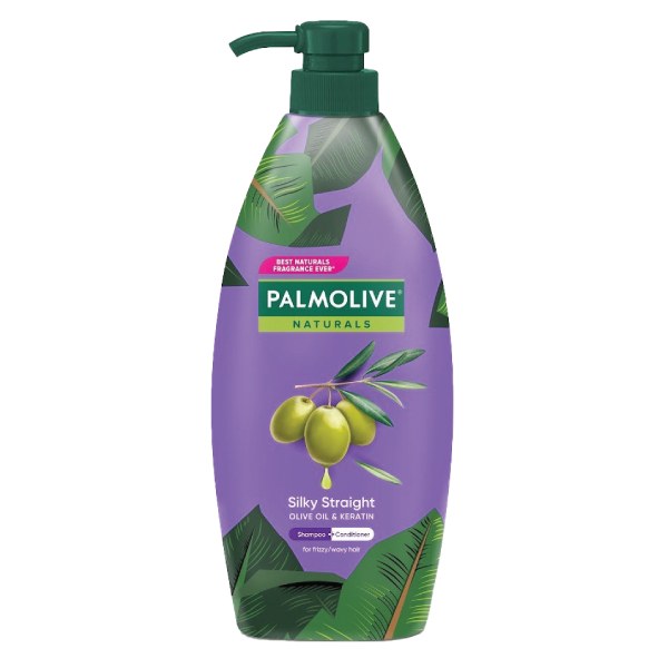 Dầu Gội Palmolive Naturals Suôn Mượt và Óng Ả 600Ml
