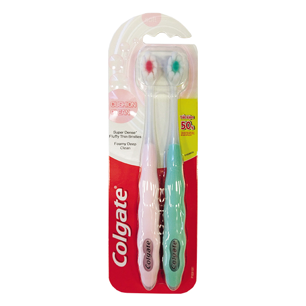 Bộ 2 Bàn Chải Đánh Răng Colgate Cushion Clean