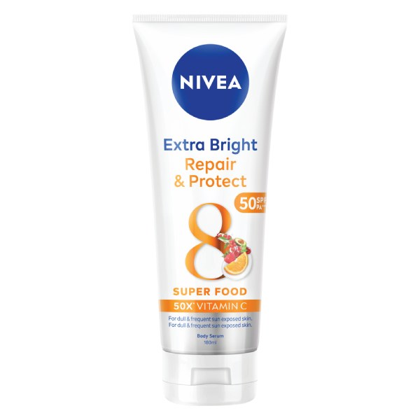 Serum Dưỡng Thể Nivea Săn Da Chống Nắng Instant SPF 50+ PA++++ 180Ml