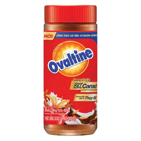 Bột Lúa Mạch Ovaltine Cacao Hũ 400G