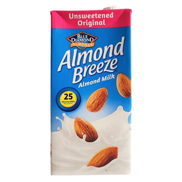 Sữa Hạnh Nhân Almond Breeze Nguyên Chất Không Đường Hộp Giấy 946Ml